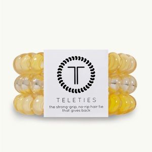 3- Large Sunshine hair ties, brand new